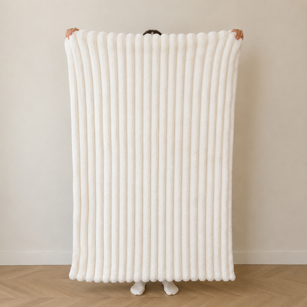 Cozy Striped Throw Blanket